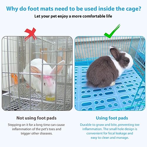 Qpets® 2Pcs Rabbit Cage Mat 9.8 Qpets® 2Pcs Rabbit Cage Mat 9.8